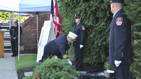 9 11 01 Remembrance Ceremony At The FDNY Bureau Of Training EMS Academy