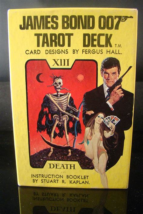 James Bond 007 Tarot Deck With Instructions James Bond Film Live And