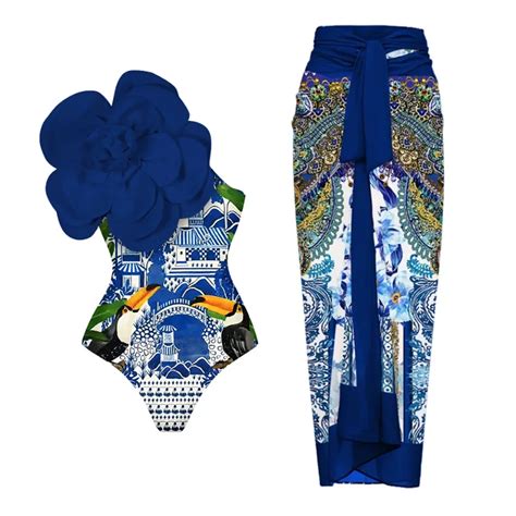 High Quality Two Piece Sexy Swimsuit Set D Printed Push Up Women Bikini Set Swimwear Slimming