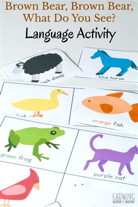 Brown Bear Brown Bear Printable Language Activity