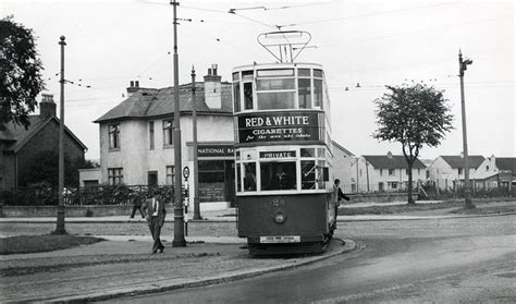 Y3643 Dundee Tram 24 By National Bank 2nd Aug 1955 Flickr Photo