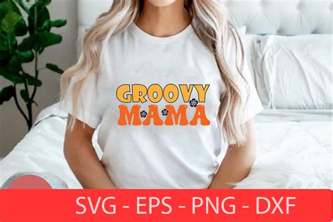 Groovy Mama Mama Retro Svg Grafik Von Craft Home · Creative Fabrica