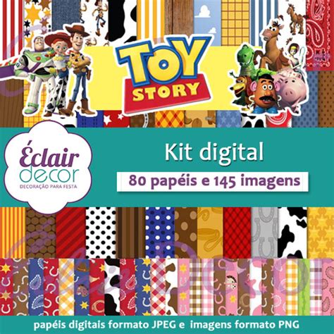 Kit Digital Toy Story Elo Produtos Especiais