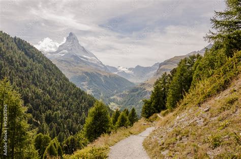 Zermatt Dorf Walliser Dorf Matterhorn Alpen Walliser Berge