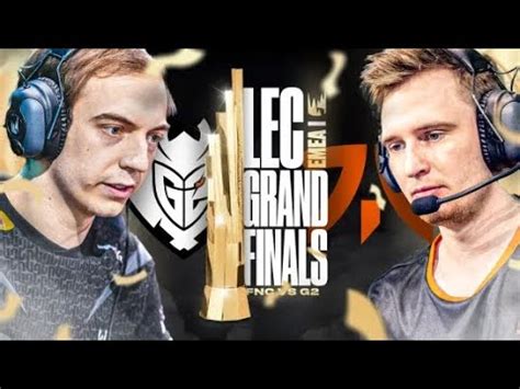 LEC SPRING FINALS G2 VS FNATIC FOR THE TITLE CAEDREL YouTube