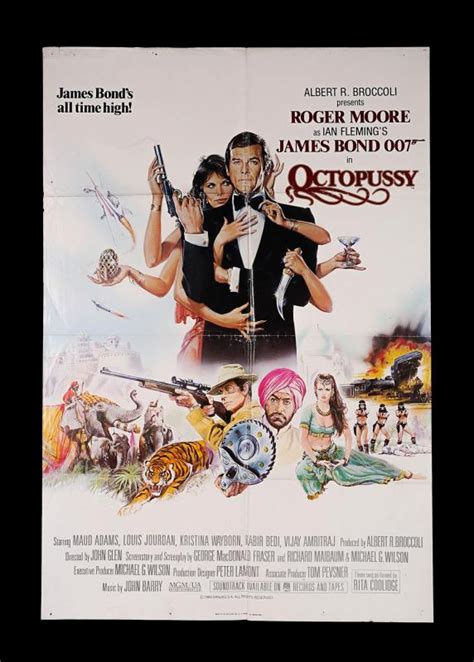 James Bond Octopussy 1983 Uk One Sheet Poster Current Price £75