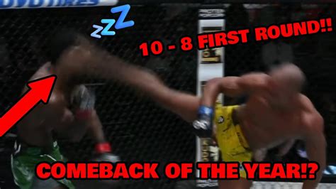 Edson Barboza SURVIVES After 10 8 SMASHING Against Sodiq Yusuff UFC