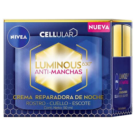 Nivea Luminous 630 Crema Antimanchas De Noche Reparadora X 50ml