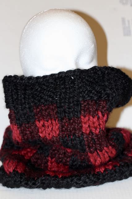 Ravelry Buffalo Plaid Cowl Pattern By The Fair Isle Fairy