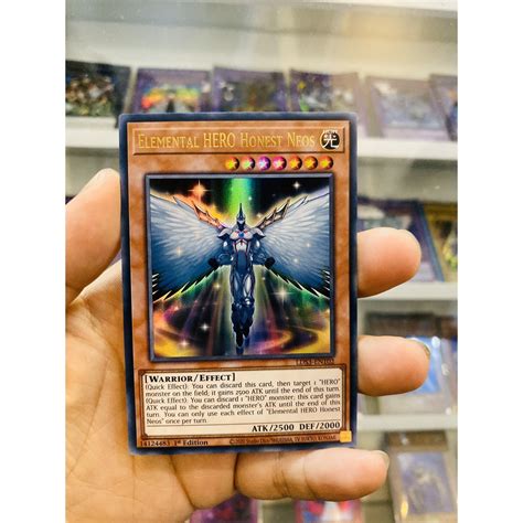 Thẻ Bài Yugioh Mã Lds3 En102 Elemental Hero Honest Neos Ultra Rare 1st Edition Shopee