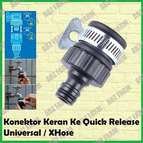 Jual Konektor Keran Universal Ke Quick Release Xhose Magic Hose