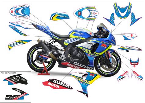 Moto Shop Suzuki Gsx R K Rac Dekor Stickerkit