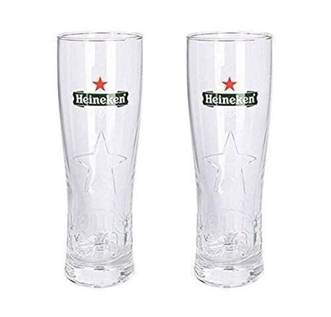 Heineken Signature Beer Glasses XL 16 Ounces Set of 2 NEW - Etsy