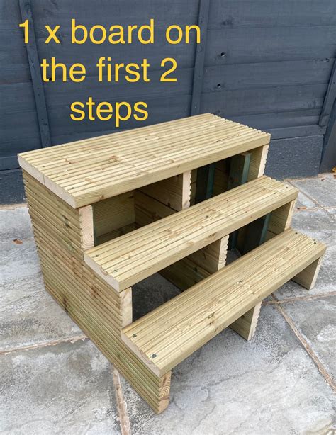 3 Tier Rise Hot Tub Steps Spa Steps Caravan Steps Etsy