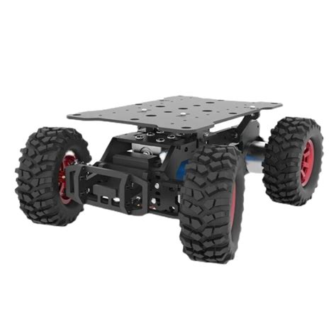 Probots 4 Wheel Ackerman Chassis Unfinished Diy Smart Robot Platform