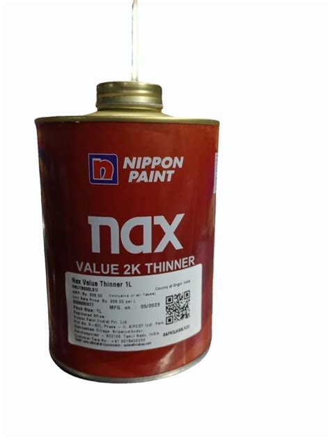 Toluene Nippon Paint Nax Value K Thinner For Polyurethane Packaging