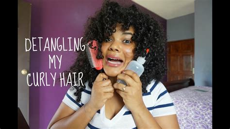 How To Detangle Natural Hair With Coconut Oil YouTube