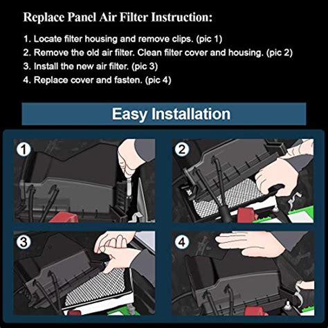 Wisamic Engine Air Filter Replace For Toyota Avalon V