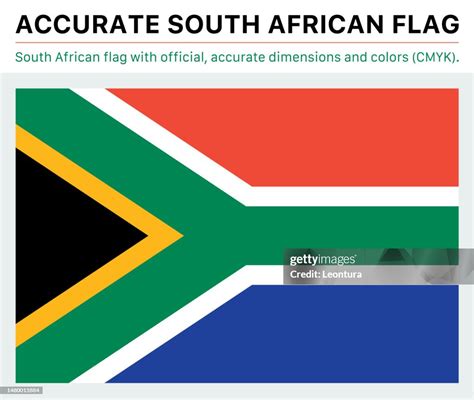 South African Flag Outline