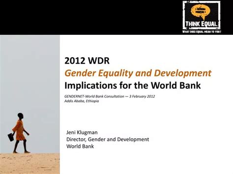 Ppt 2012 Wdr Gender Equality And Development Implications For The