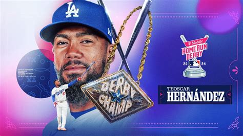 The FIRST Dodger to win the Home Run Derby Teoscar Hernández YouTube