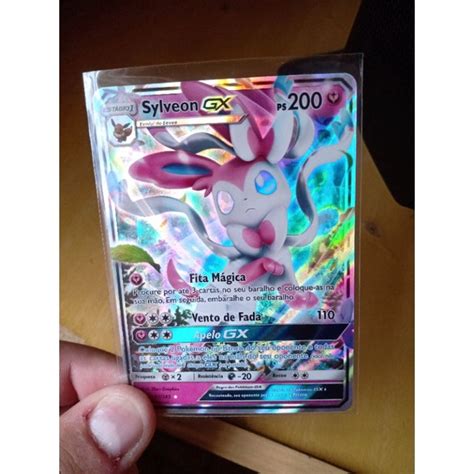 Carta Pokemon Sylveon GX Original Copag Shopee Brasil