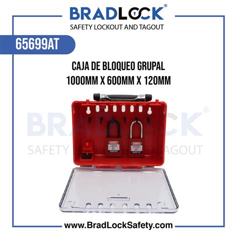 Caja De Bloqueo Grupal 1000mmx600mmx120mm Bradlock Safety Company