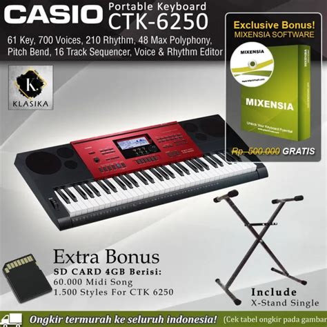 Keyboard Casio Ctk Stand Ctk Garansi Resmi Lazada Indonesia