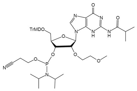 5 O DMT N2 Isobutyryl 2 O 2 Methoxyethyl Guanosine 3 CE