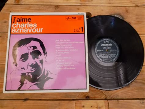 Charles Aznavour J Aime Charles Aznavour Lp T Vinyle Ex Cover Ex