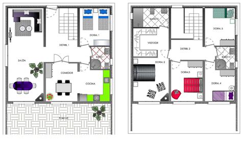 Planos De Casas Modernas De Dos Plantas