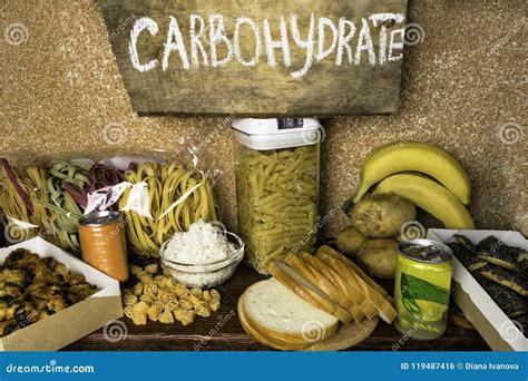 Complex Carbohydrates Food Sources Royalty Free Stock Photo