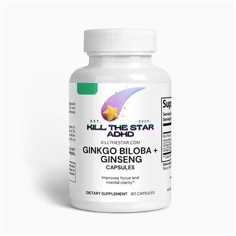 Ginkgo Biloba Ginseng Boost Your Focus Kill The Star Adult Adhd Rsd Blog