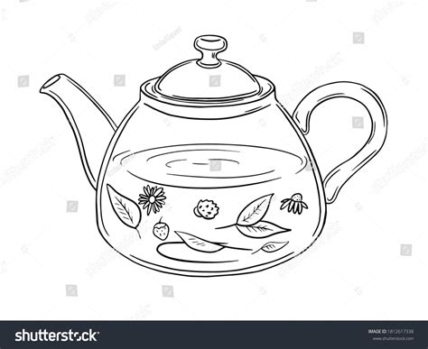 Teapot Colouring Book Over 1 591 Royalty Free Licensable Stock Vectors