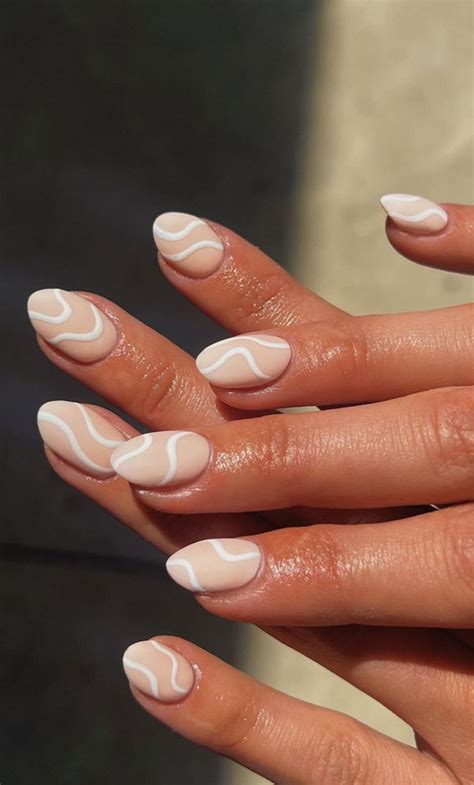 Chic Short Nail Art Designs For Maximum Style Simple Nude Matte Nails