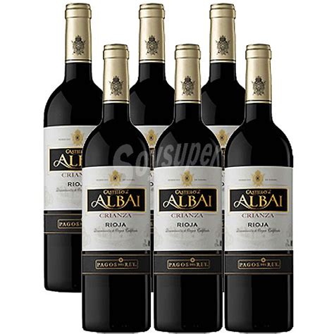 Castillo De Albai Vino Tinto Crianza D O Rioja Caja 6 Botellas 75 Cl