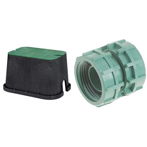 Orbit 53212 12 Inch Sprinkler System Rectangular Valve Box Blackgreen