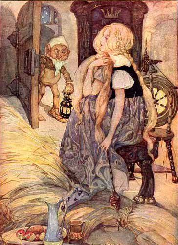 Rumpelstiltskin Fairytale Illustration Fairytale Art Grimm Fairy Tales