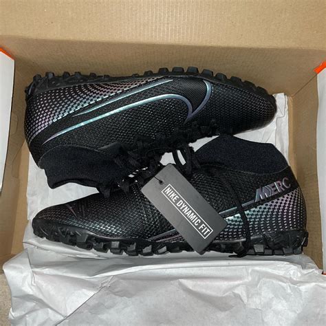 Nike mercurial superfly 7 academy TF black Open to... - Depop