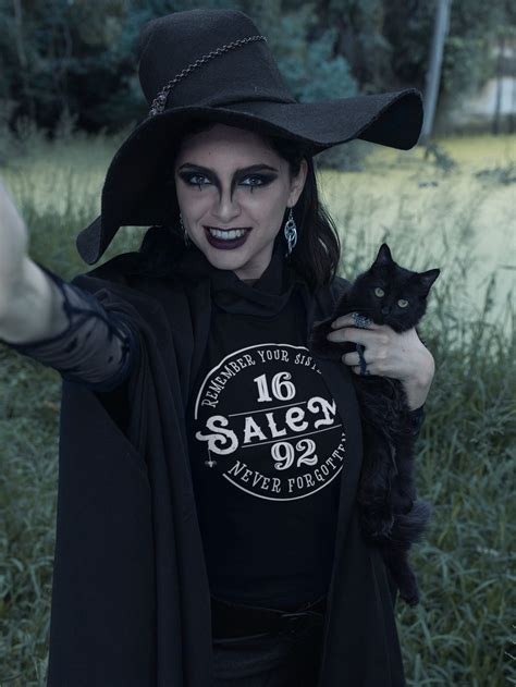 Salem Witch Shirt For Pagan Girls Pagan Clothing Wiccan Etsyde