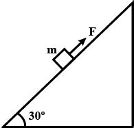 A Block Of Mass 1kg Is Pushed Up A Surface Inclined To Horizontal An