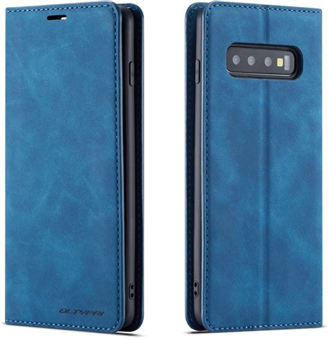 QLTYPRI Case For Samsung Galaxy S10 Plus Premium PU Leather Cover TPU