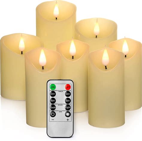 Lighting Led Flameless Candles Battery Operated Candles Real Wax Led