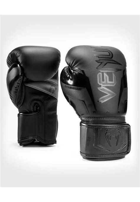 Buy Venum Venum Elite Evo Boxing Gloves Black Black Online Zalora