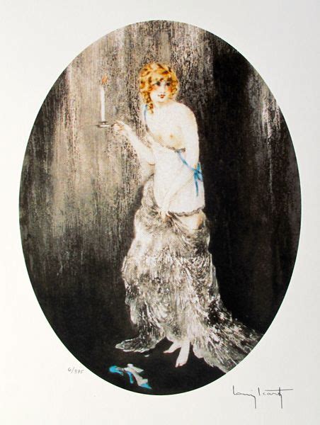 Louis Icart Facsimile Signed Limited Edition Giclee Small Bedtime