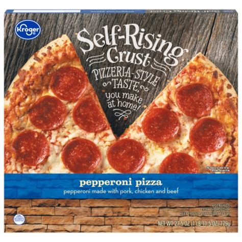 Kroger® Pepperoni Self-Rising Frozen Pizza, 27.5 oz - QFC