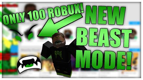 Roblox Leaked A New Beast Mode Only 100 Robux How To Get It The