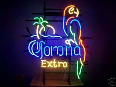 Corona Extra Parrot Palm Tree Neon Bar Sign