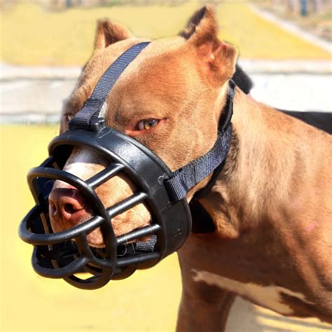 Pet Dog Muzzles Anti biting Adjusting Straps Mask Muzzle For Dog Soft Silicone Strong Breathable ...