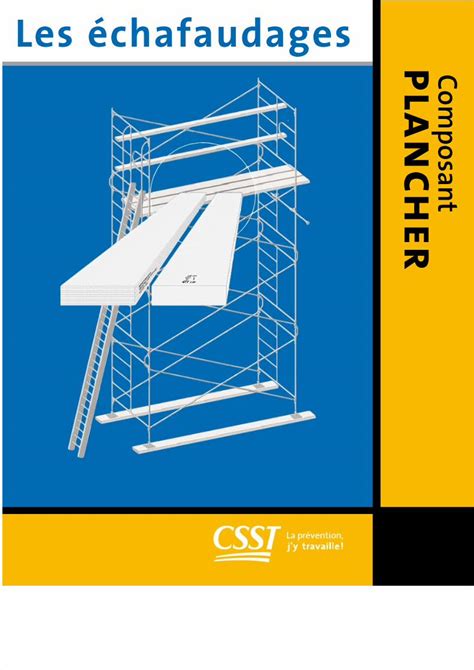 PDF csst échafaudage plancher DOKUMEN TIPS